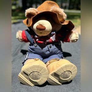 Ferrell Furskins The Moody Hollow Post Master Vintage Bear Xavier Roberts 1984